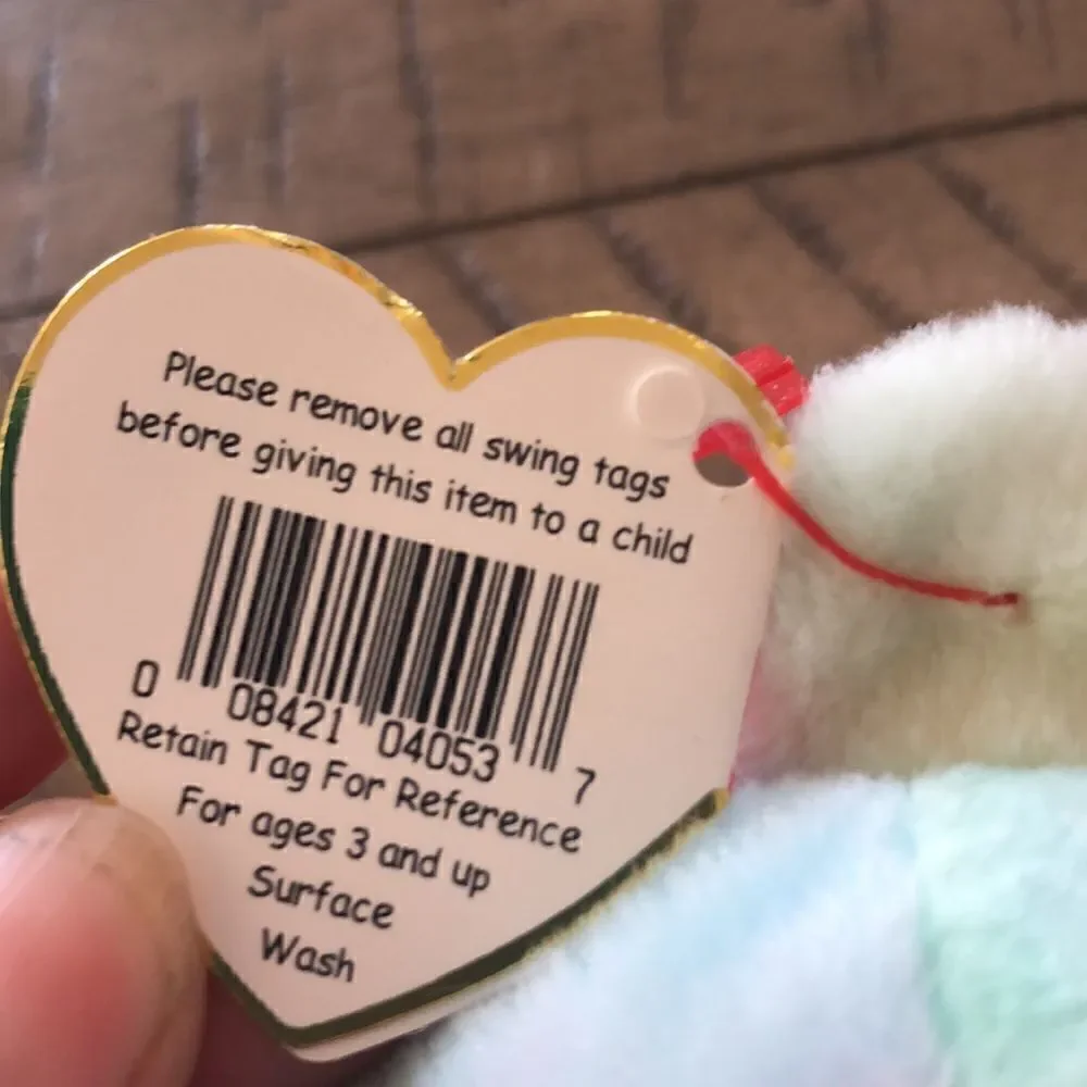 Peace ☮️✌️ Beanie Baby Collection by Ty Pastel Colors. Peace sign ☮️ issued 1996
